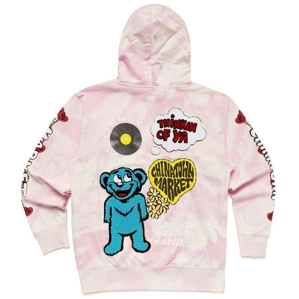 Chinatown Market Be Mine Hoodie - Pink Tie Dye Chinatown Market Be Mine Hoodie - Pink Tie Dye