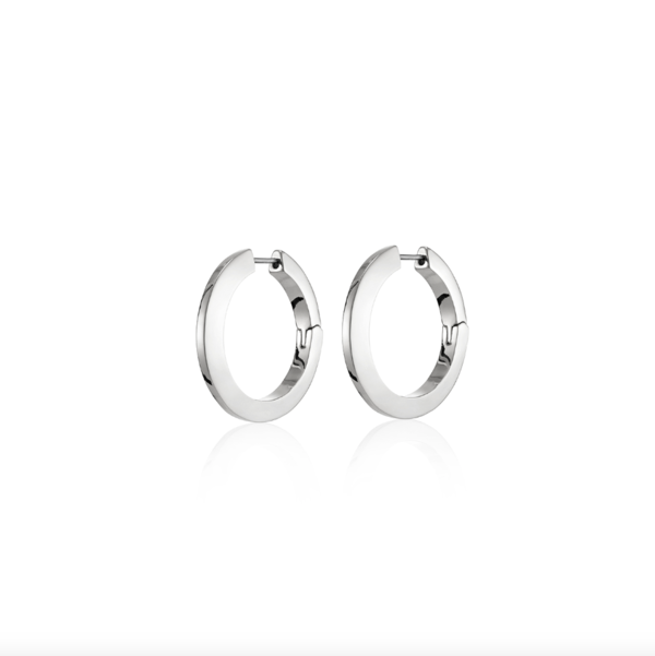 Jenny Bird Toni Hinged Hoop Earrings - Silver Jenny Bird Toni Hinged Hoop Earrings - Silver