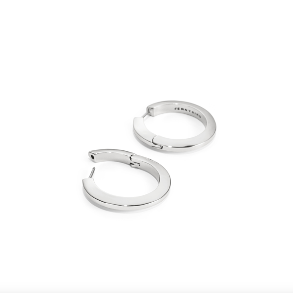 Jenny Bird Toni Hinged Hoop Earrings - Silver Jenny Bird Toni Hinged Hoop Earrings - Silver