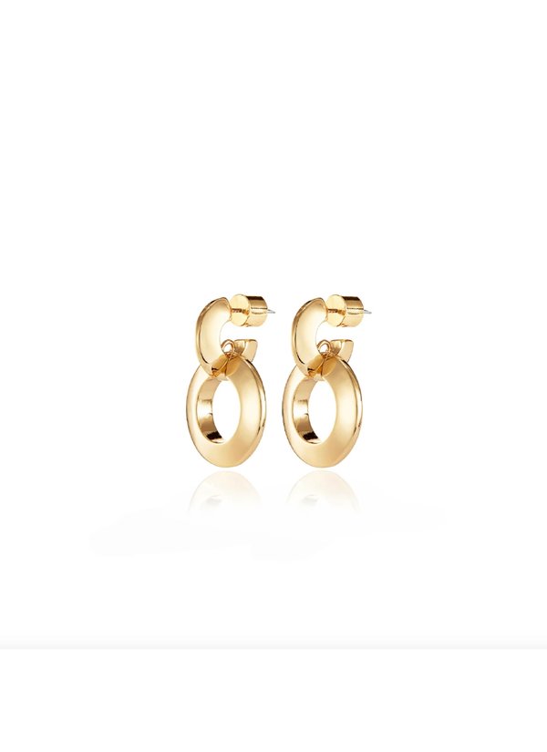 Jenny Bird Toni Knockers earrings - 14K gold-dipped brass Jenny Bird Toni Knockers earrings - 14K gold-dipped brass