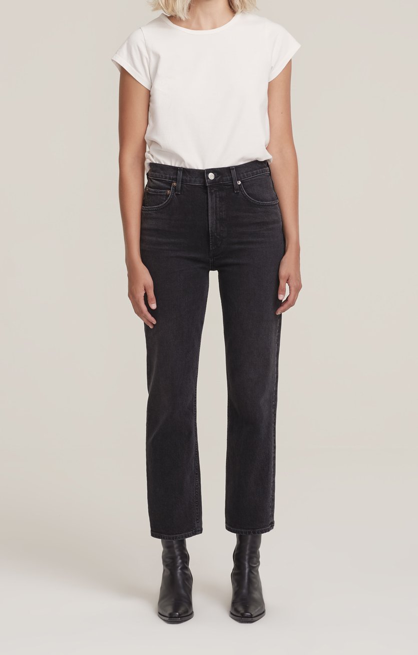 Wilder Jean Mid Rise Comfort Straight in Panoramic | Garmentory