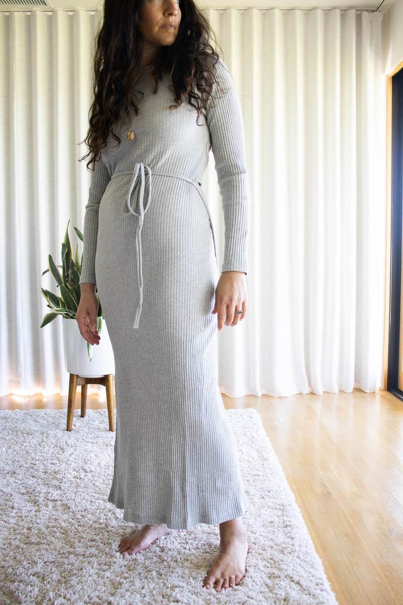 Baserange Brig Dress - Grey Melange | Garmentory 