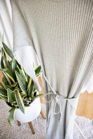 Baserange Brig Dress - Grey Melange Baserange Brig Dress - Grey Melange