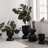 Ferm Living Hourglass Pot - Black - Thumbnail 1