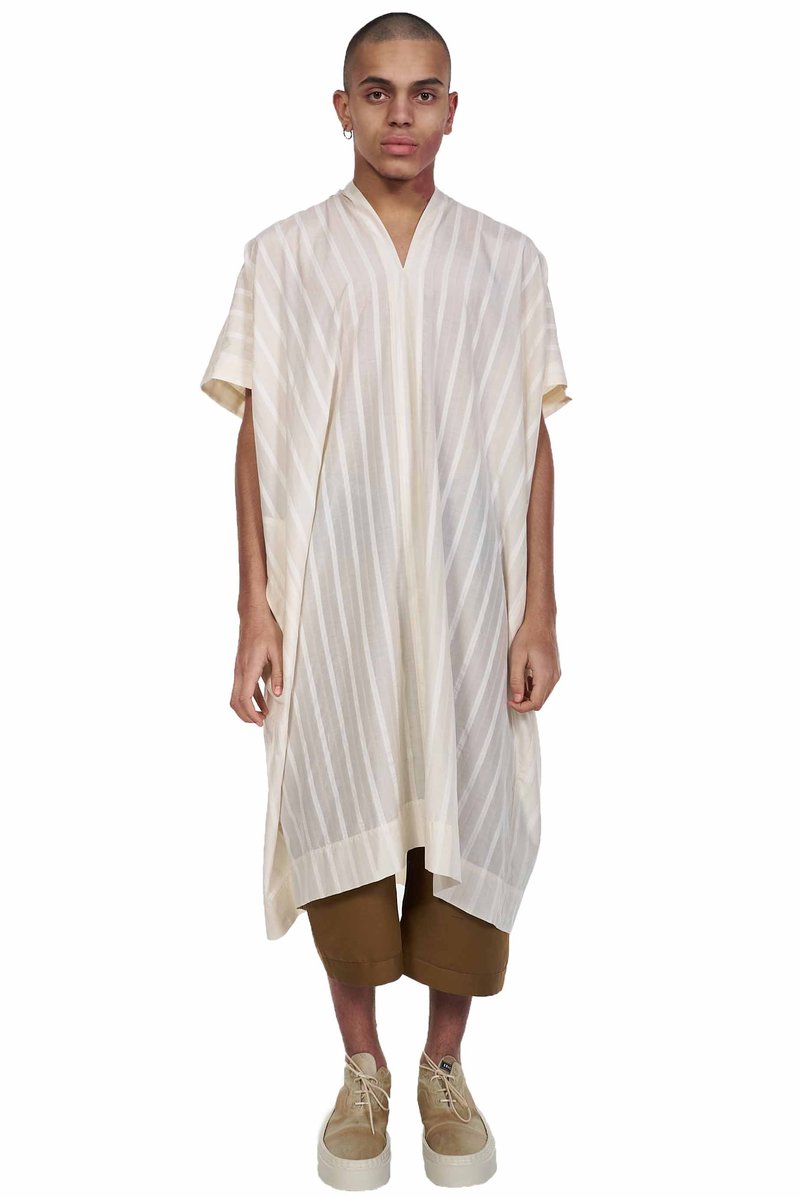 Jan-Jan Van Essche Tunic Shirt - Beige | Garmentory