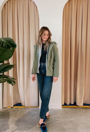 BlankNYC Fair Shake Jacket - Green BlankNYC Fair Shake Jacket - Green
