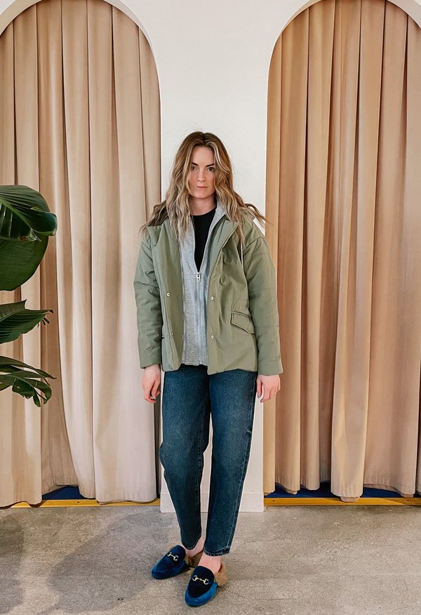 BlankNYC Fair Shake Jacket - Green BlankNYC Fair Shake Jacket - Green