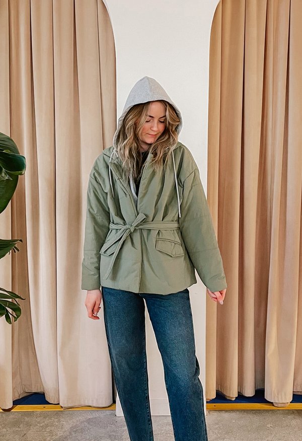 BlankNYC Fair Shake Jacket - Green BlankNYC Fair Shake Jacket - Green