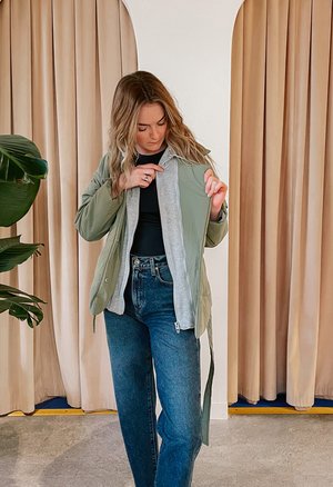BlankNYC Fair Shake Jacket - Green BlankNYC Fair Shake Jacket - Green