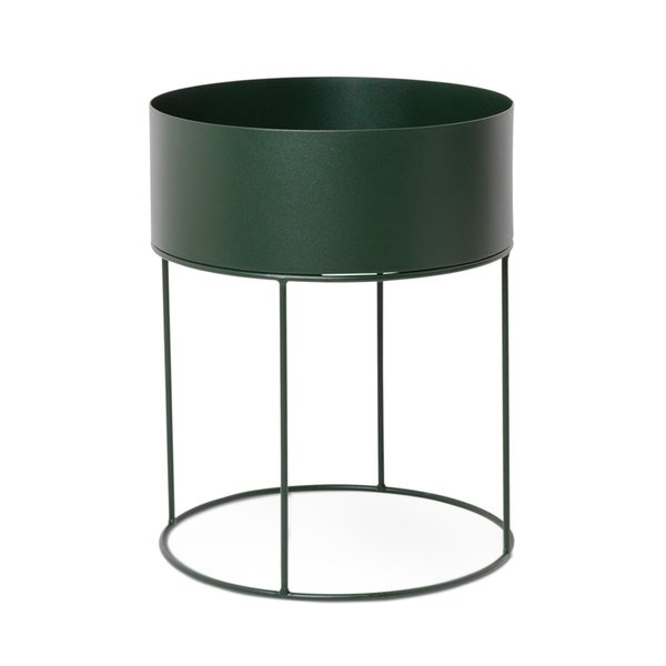 Plant Box Round - Dark Green Plant Box Round - Dark Green