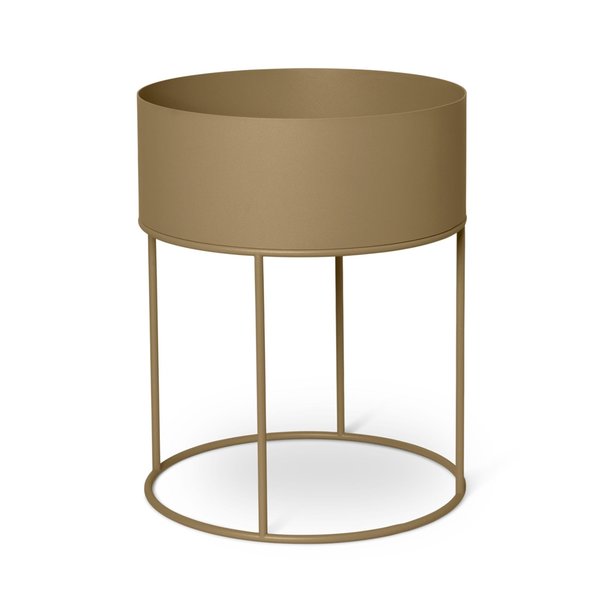 Plant Box Round - Olive Plant Box Round - Olive