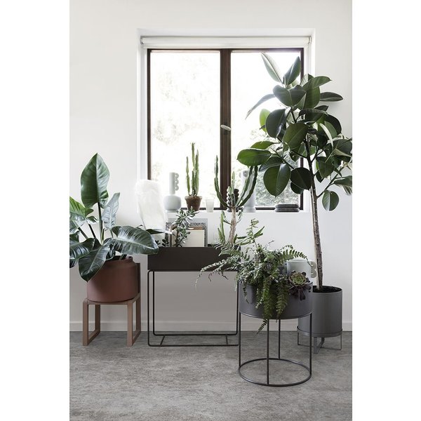 Plant Box Round - Olive Plant Box Round - Olive