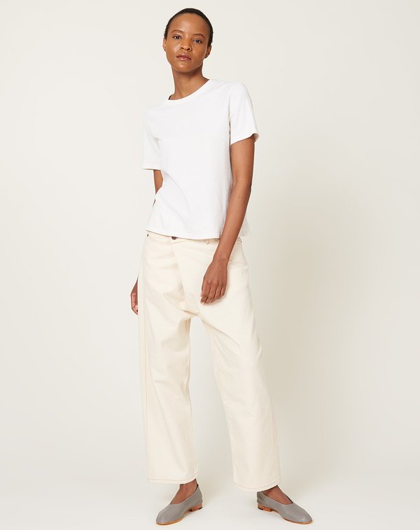 Caron Callahan Carson Pant - Cream Canvas Caron Callahan Carson Pant - Cream Canvas
