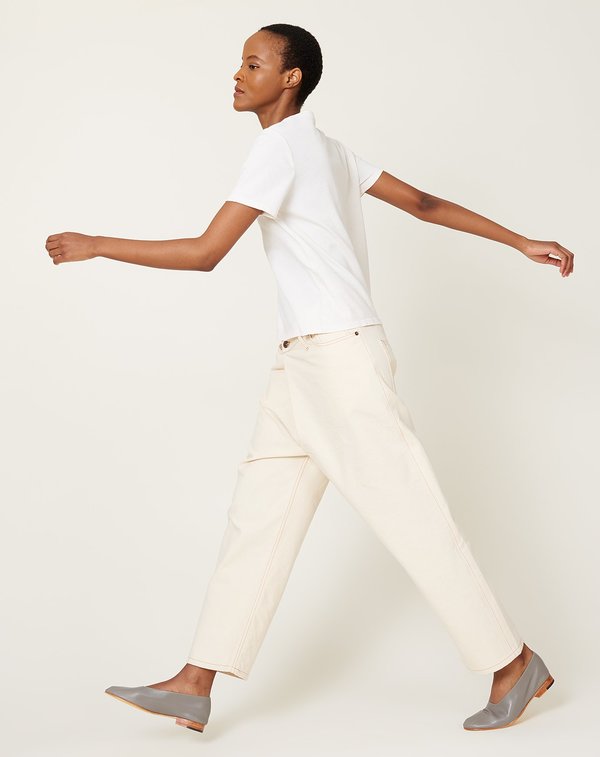 Caron Callahan Carson Pant - Cream Canvas Caron Callahan Carson Pant - Cream Canvas