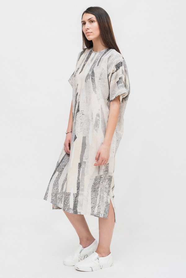 Native Youth Rockslide Print Dress Native Youth Rockslide Print Dress