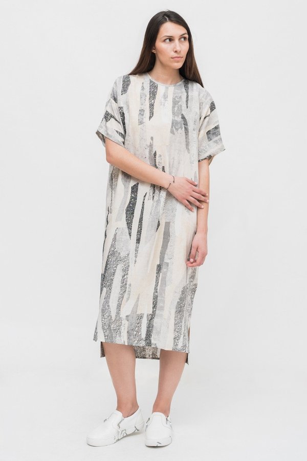 Native Youth Rockslide Print Dress Native Youth Rockslide Print Dress