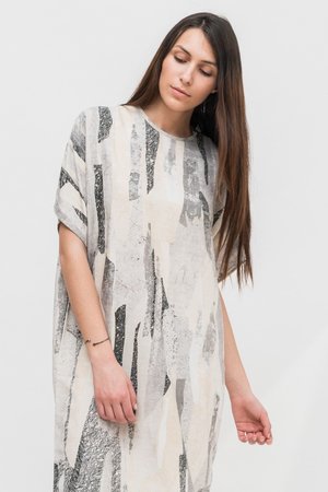 Native Youth Rockslide Print Dress Native Youth Rockslide Print Dress