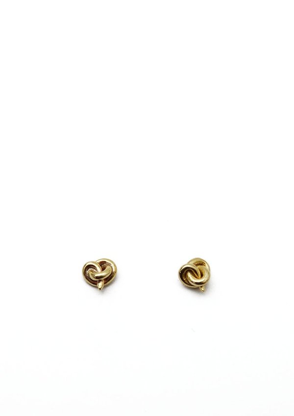 Tiro Tiro Tiny Knot Studs - Brass Tiro Tiro Tiny Knot Studs - Brass