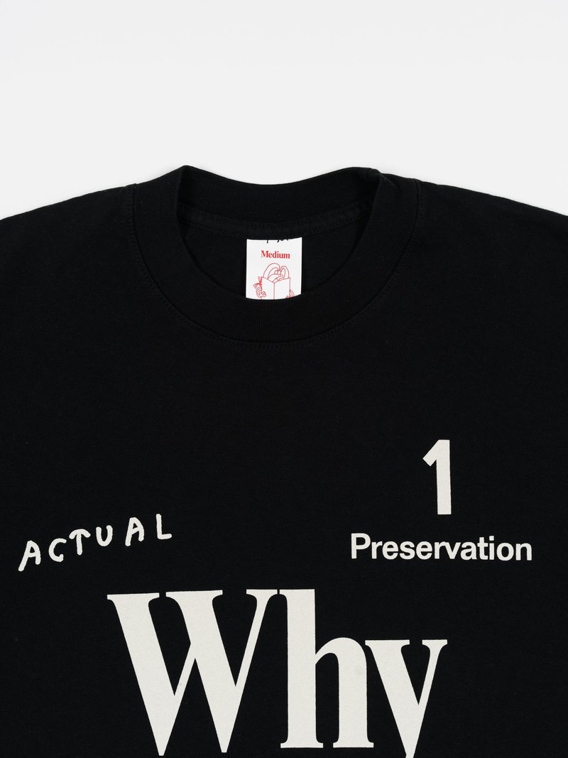 Actual Source Why Books? Short Sleeve T-Shirt - Black
