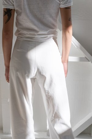 WHITE SAILOR DUNGAREES WHITE SAILOR DUNGAREES