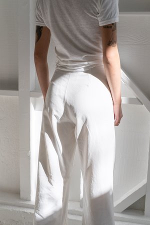 WHITE SAILOR DUNGAREES WHITE SAILOR DUNGAREES