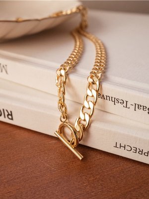 Five and Two Britt Necklace - 14k gold plated Five and Two Britt Necklace - 14k gold plated