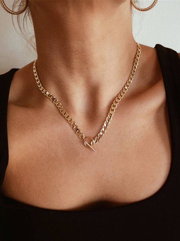 Five and Two Britt Necklace - 14k gold plated Five and Two Britt Necklace - 14k gold plated