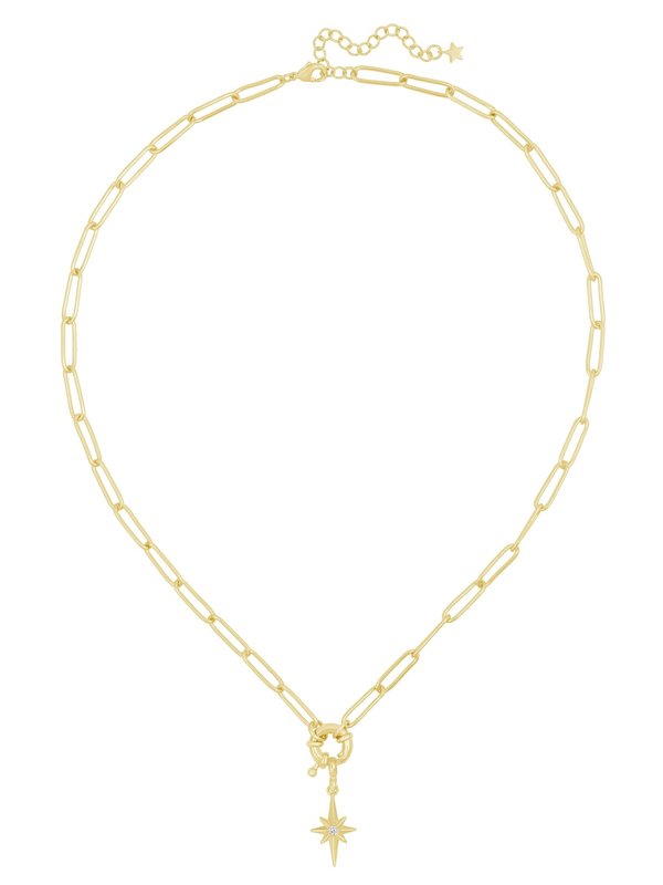 Five and Two Merritt necklace - 14k gold plated/brass Five and Two Merritt necklace - 14k gold plated/brass
