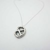 Gold Teeth Brooklyn Pretzel Necklace - Silver - Thumbnail 3