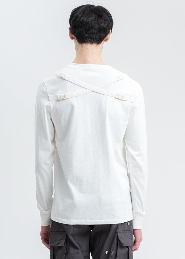 helmut lang long sleeve wrap tee