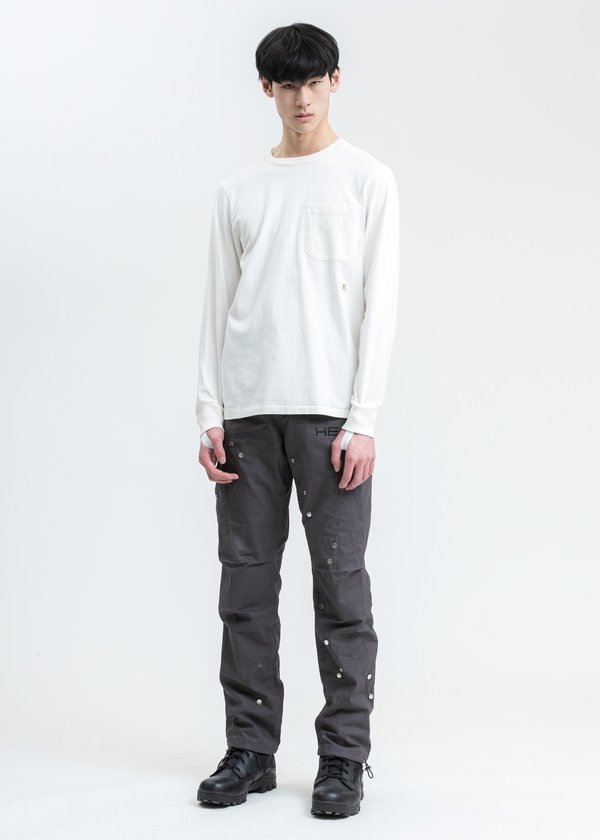 helmut lang long sleeve wrap tee