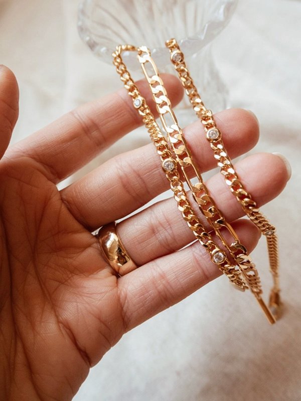 Five and Two Gwen Necklace - 14k gold Five and Two Gwen Necklace - 14k gold