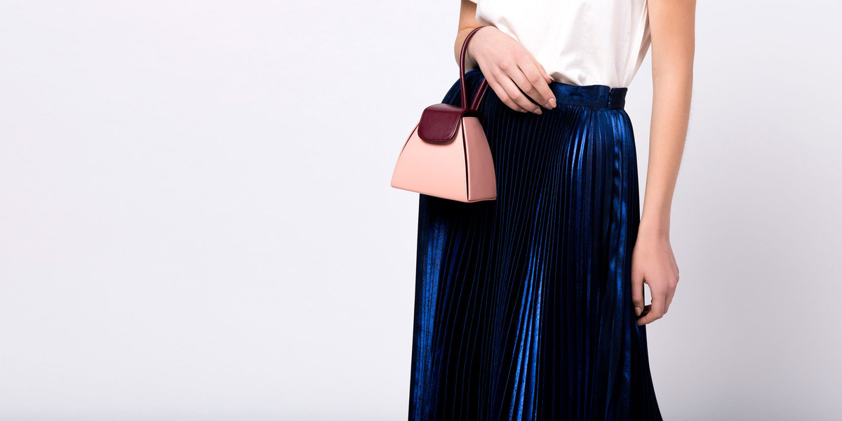 Atelier Park Color Block Handle Bag | Garmentory