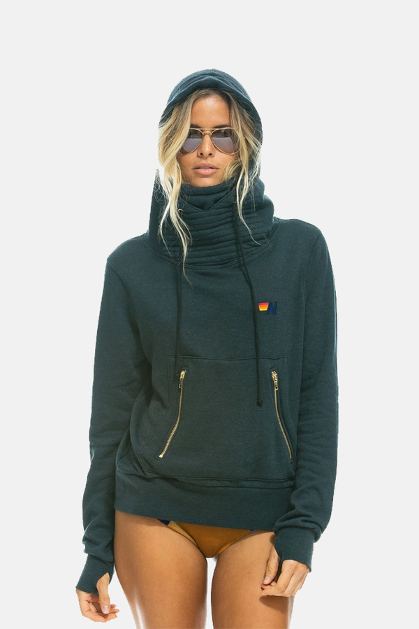Aviator Nation Ninja Hoodie Sweater - Charcoal Aviator Nation Ninja Hoodie Sweater - Charcoal