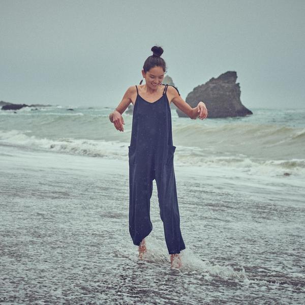 Jungmaven Sespe Pant Romper - Black Jungmaven Sespe Pant Romper - Black