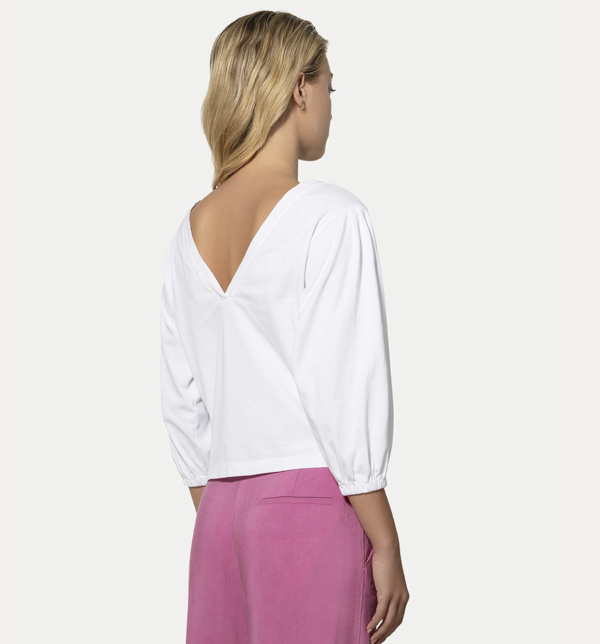 Forte Forte 8109_My T-Shirt - Bianco Forte Forte 8109_My T-Shirt - Bianco