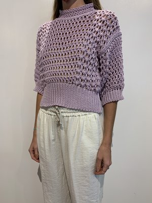Forte Forte 8124_My Knit sweater - Lilac Forte Forte 8124_My Knit sweater - Lilac
