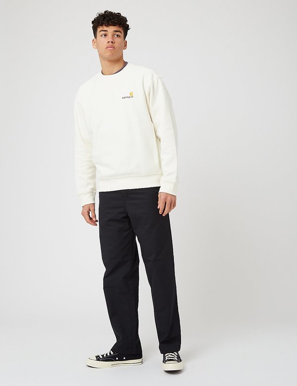 Carhartt-WIP American Script Sweatshirt - Wax Carhartt-WIP American Script Sweatshirt - Wax