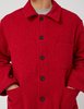 Le Laboureur Wool Work Jacket - Red - Thumbnail 5