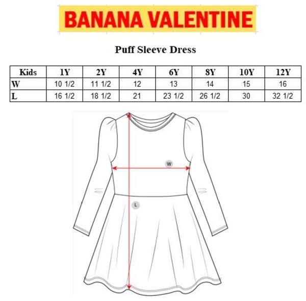 KIDS Banana Valentine You're Amazing Puff Sleeve Dress - pink KIDS Banana Valentine You're Amazing Puff Sleeve Dress - pink