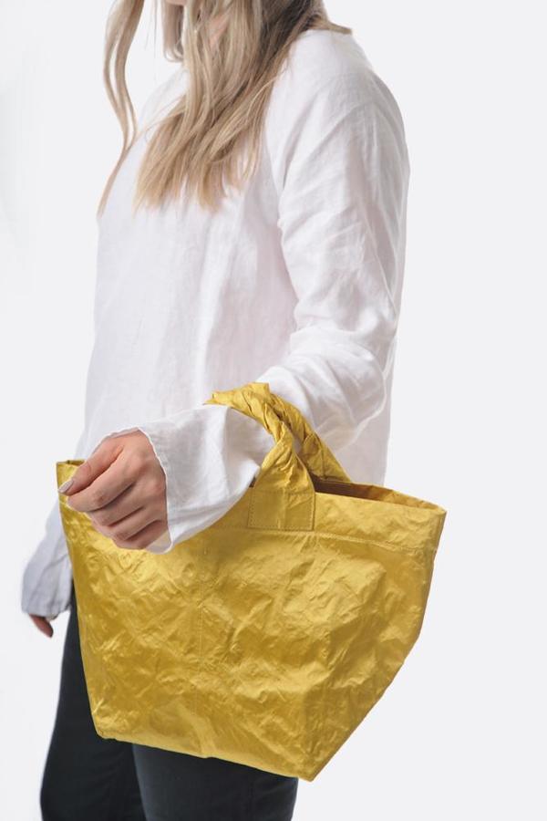 Zilla Medium Satin Shopper - Dusty Yellow Zilla Medium Satin Shopper - Dusty Yellow