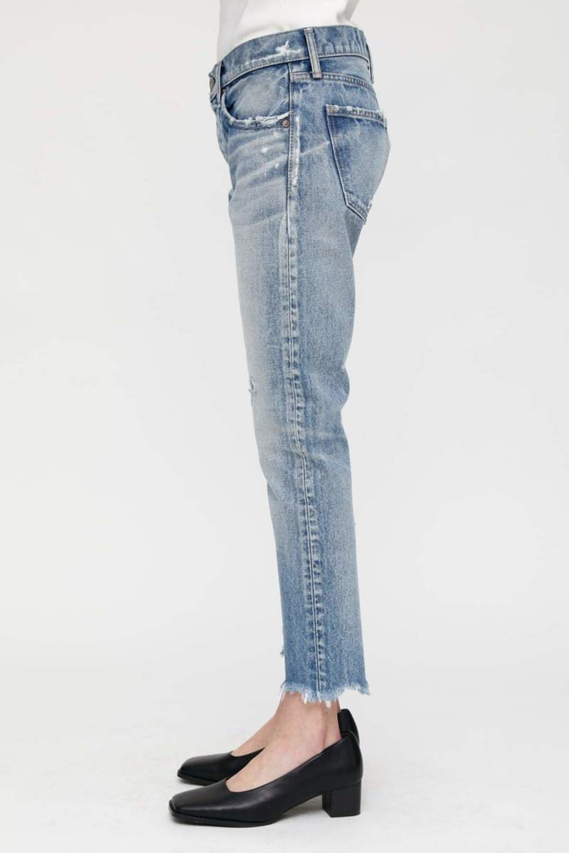 MOUSSY Keller Tapered Jeans - Light Blue