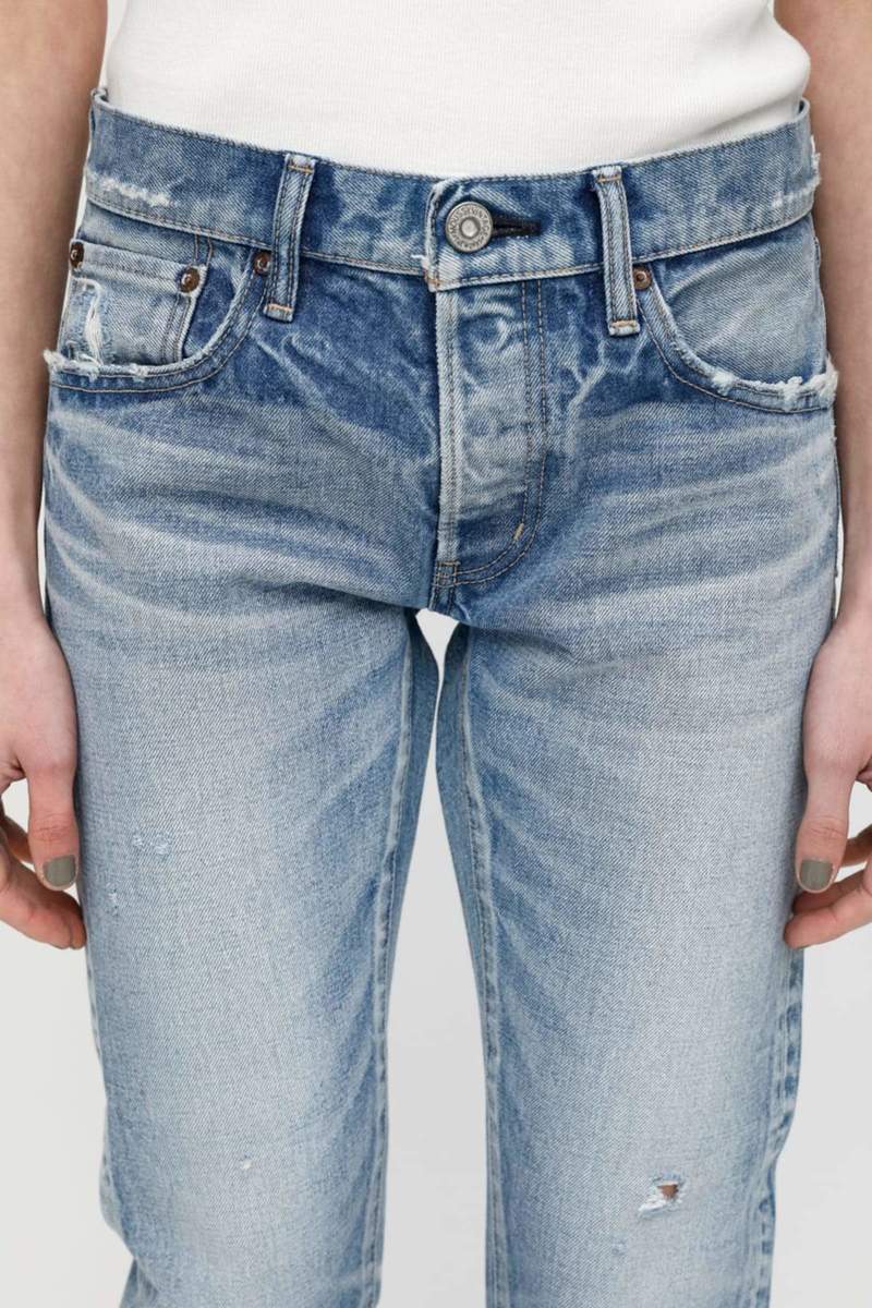 MOUSSY Keller Tapered Jeans - Light Blue