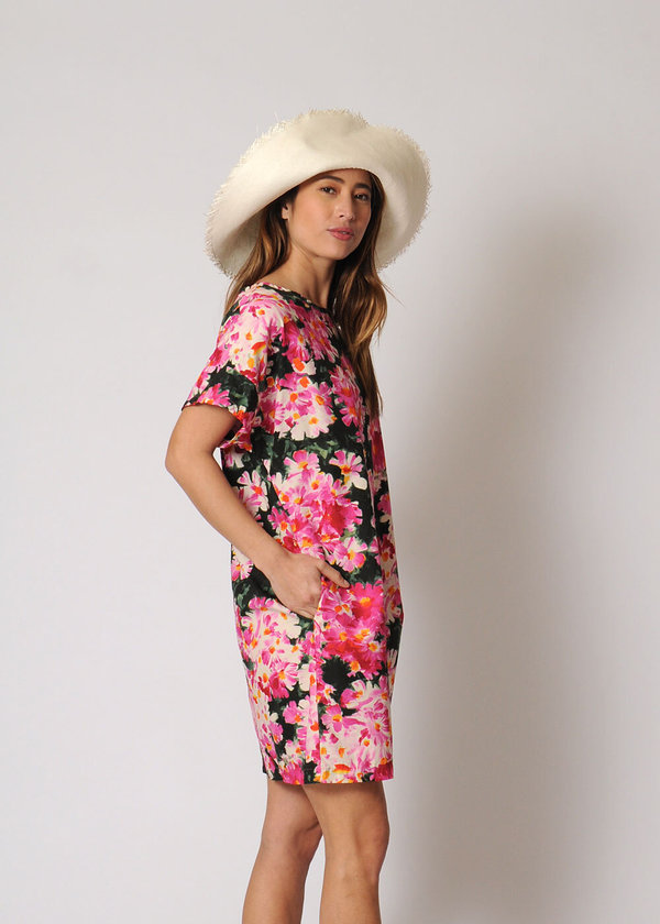 Conifer Mini Pullover Dress - Floral Conifer Mini Pullover Dress - Floral