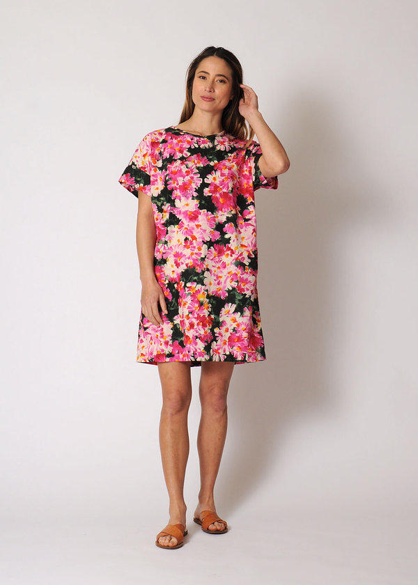 Conifer Mini Pullover Dress - Floral Conifer Mini Pullover Dress - Floral
