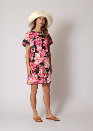 Conifer Mini Pullover Dress - Floral Conifer Mini Pullover Dress - Floral
