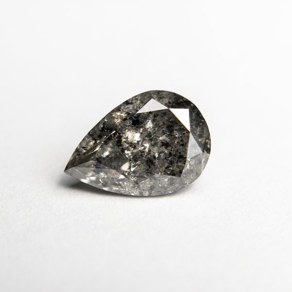 Salt and Pepper Brilliant Diamond - 1.75ct Pear Salt and Pepper Brilliant Diamond - 1.75ct Pear