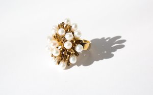 Kindred Black And Beautiful The Bare Boughs ring - 14k gold Kindred Black And Beautiful The Bare Boughs ring - 14k gold