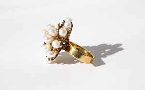 Kindred Black And Beautiful The Bare Boughs ring - 14k gold Kindred Black And Beautiful The Bare Boughs ring - 14k gold