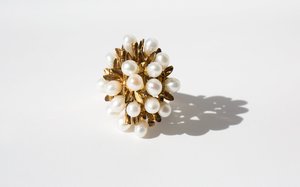 Kindred Black And Beautiful The Bare Boughs ring - 14k gold Kindred Black And Beautiful The Bare Boughs ring - 14k gold